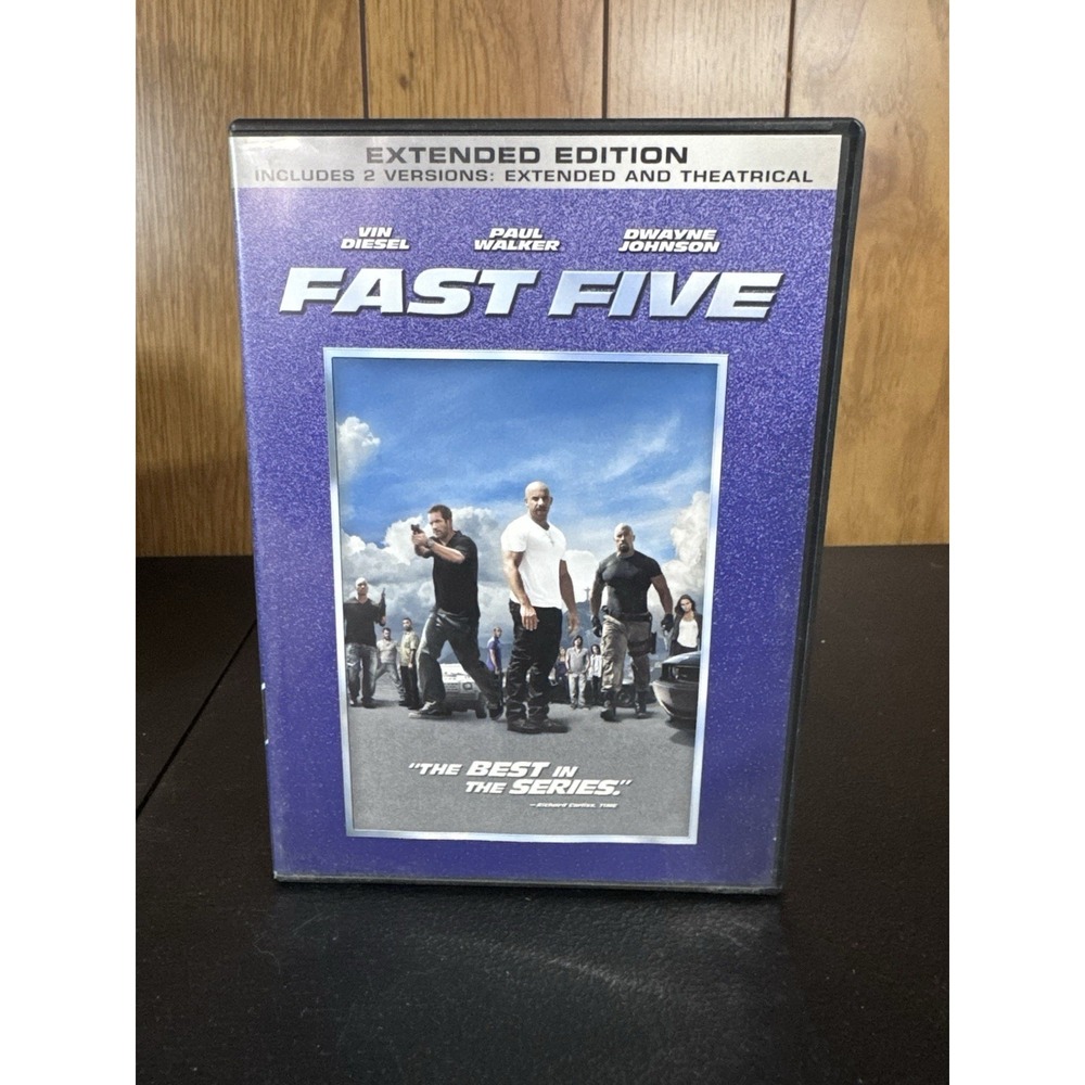 Fast Five DVD Extended Edition  "The Best In The Series"  PG-13‎ Movie